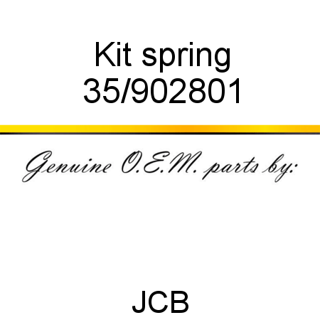 Kit, spring 35/902801