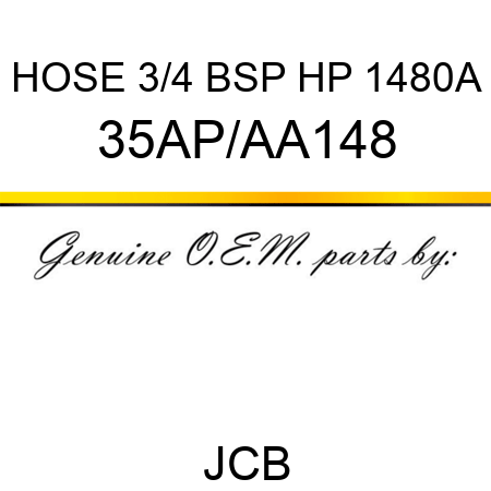 HOSE 3/4 BSP HP 1480A 35AP/AA148