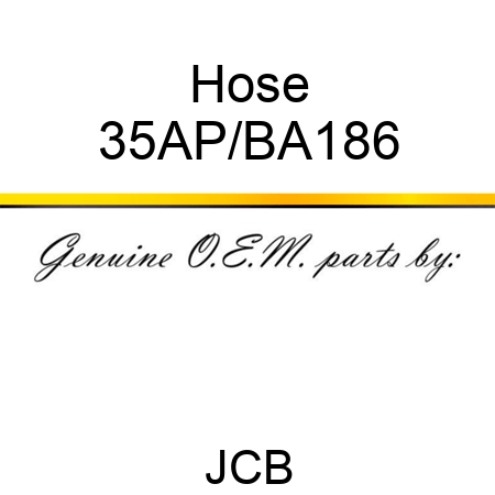 Hose 35AP/BA186