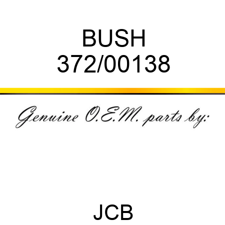 BUSH 372/00138