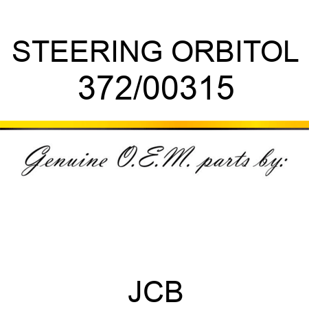 STEERING ORBITOL 372/00315