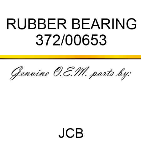 RUBBER BEARING 372/00653
