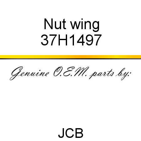 Nut, wing 37H1497