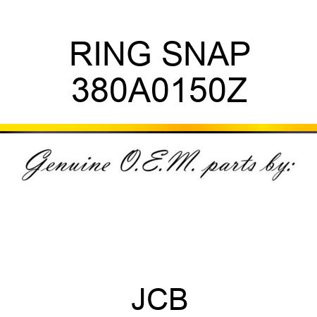 RING SNAP 380A0150Z