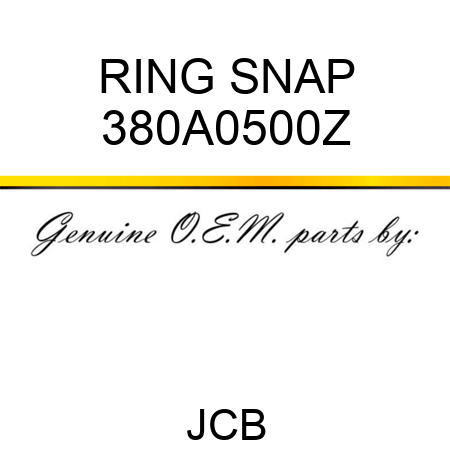 RING SNAP 380A0500Z