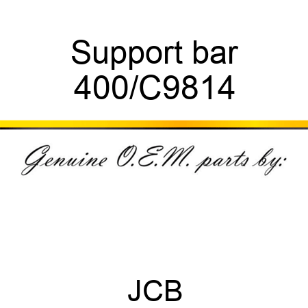 Support bar 400/C9814