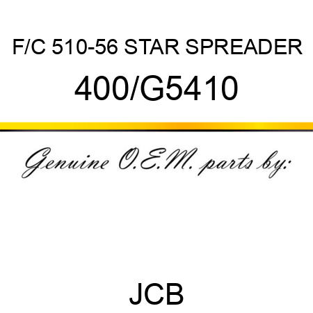 F/C 510-56 STAR SPREADER 400/G5410