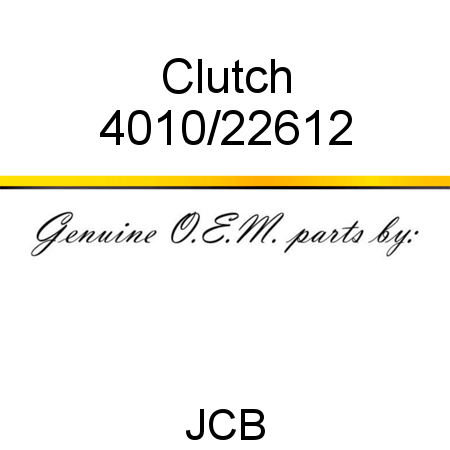 Clutch 4010/22612