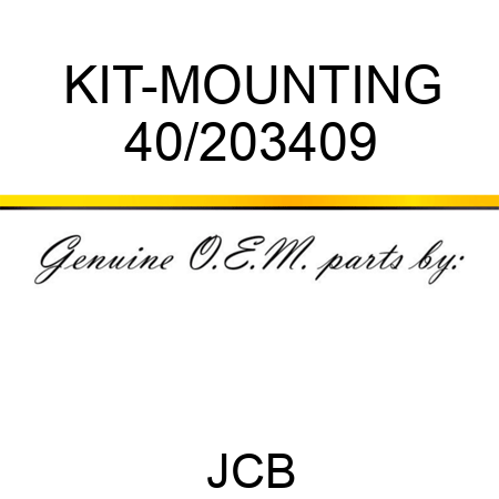 KIT-MOUNTING 40/203409