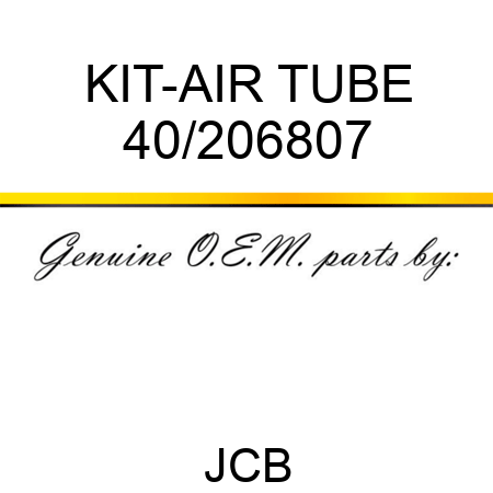 KIT-AIR TUBE 40/206807