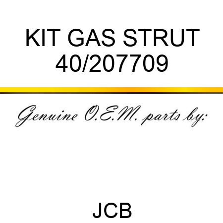 KIT GAS STRUT 40/207709