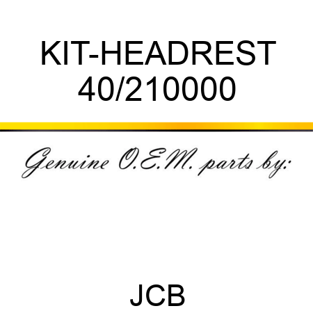 KIT-HEADREST 40/210000