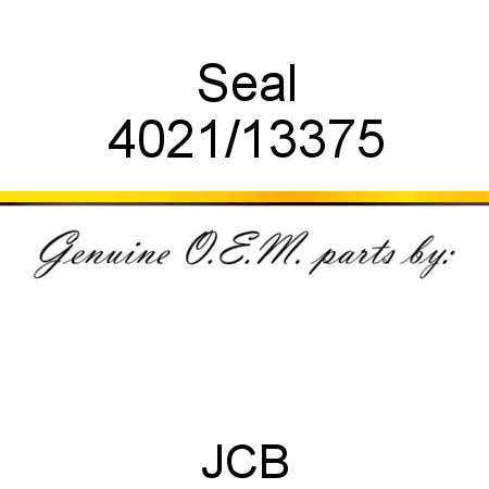Seal 4021/13375