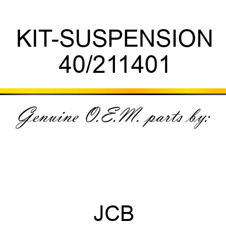 KIT-SUSPENSION 40/211401