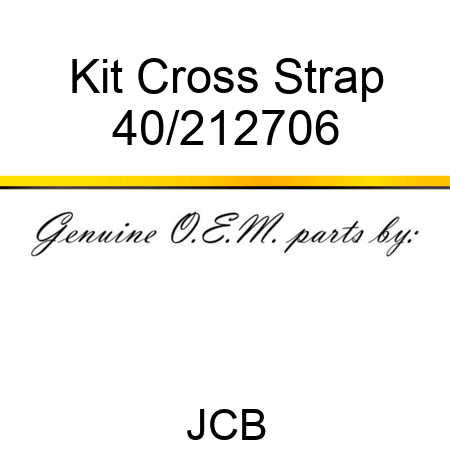 Kit Cross Strap 40/212706