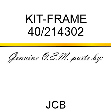 KIT-FRAME 40/214302