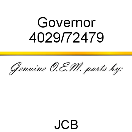 Governor 4029/72479