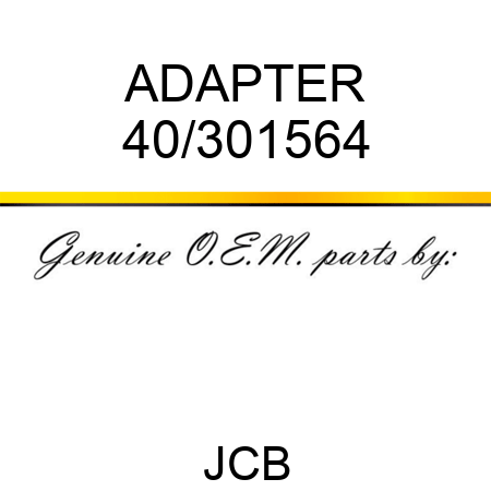 ADAPTER 40/301564