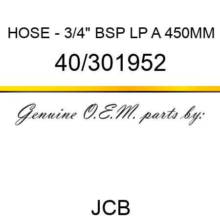 HOSE - 3/4
