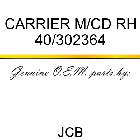 CARRIER M/CD RH 40/302364