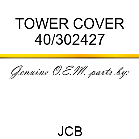 TOWER COVER 40/302427