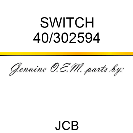 SWITCH 40/302594