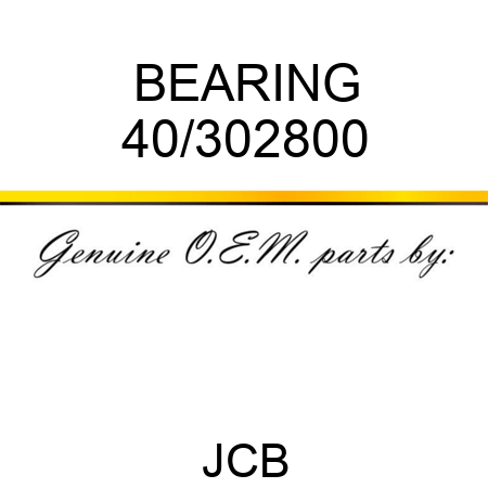 BEARING 40/302800