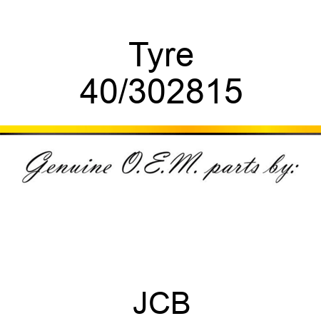 Tyre 40/302815