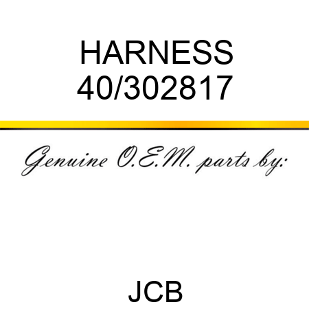HARNESS 40/302817