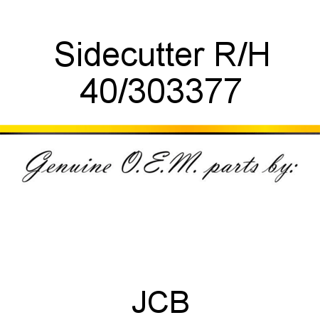 Sidecutter, R/H 40/303377