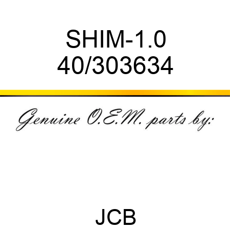SHIM-1.0 40/303634