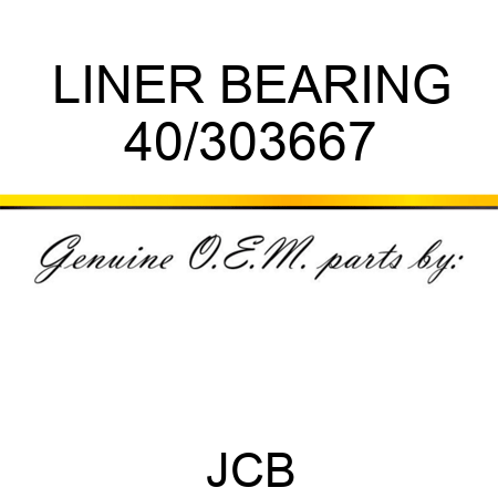 LINER BEARING 40/303667