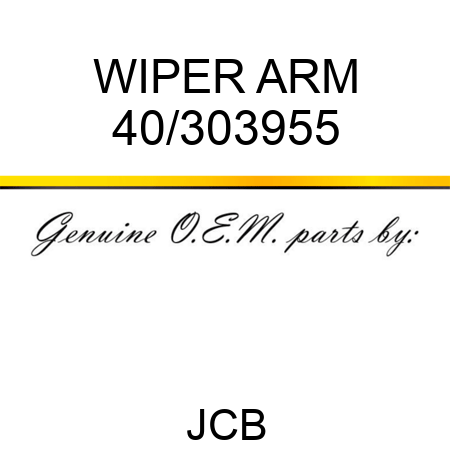 WIPER ARM 40/303955