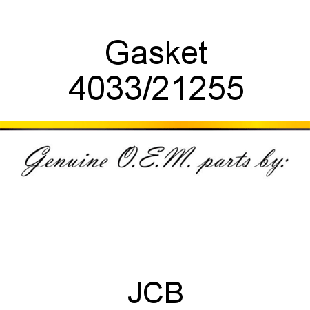 Gasket 4033/21255