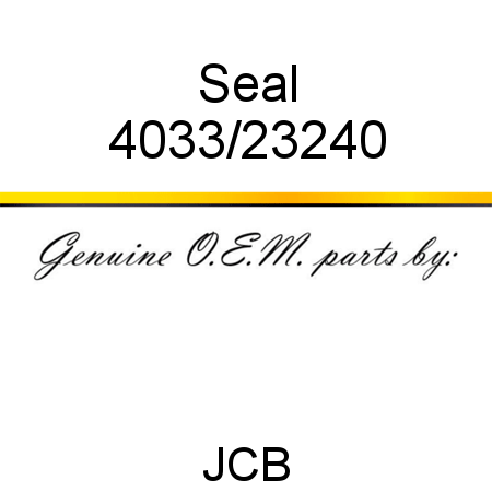 Seal 4033/23240