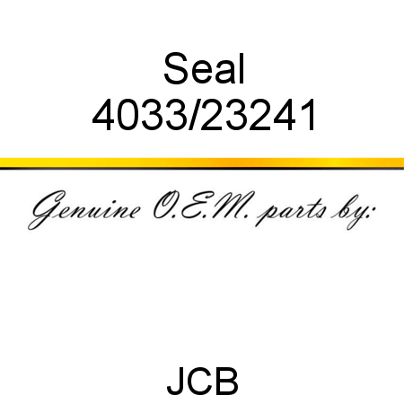 Seal 4033/23241