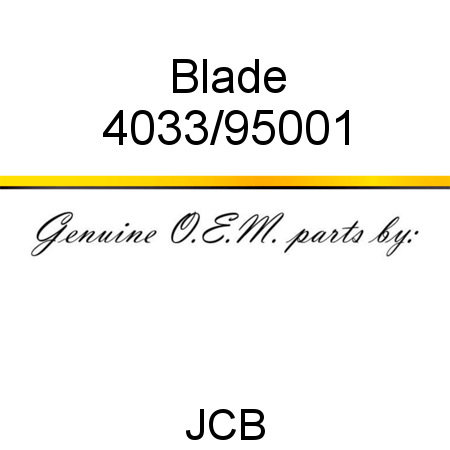 Blade 4033/95001