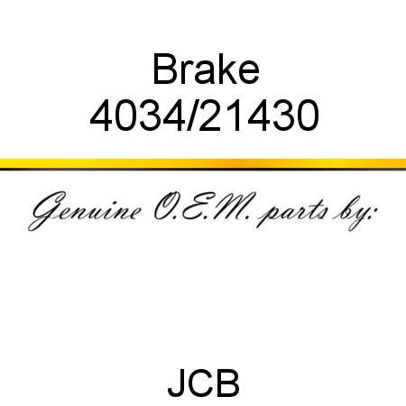 Brake 4034/21430