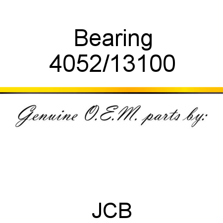 Bearing 4052/13100