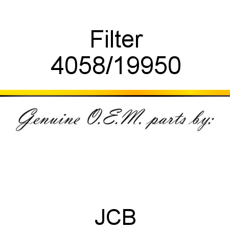 Filter 4058/19950