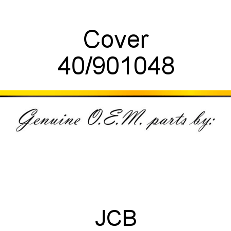 Cover 40/901048