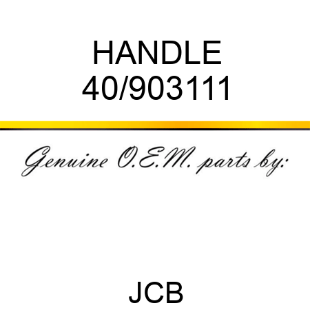 HANDLE 40/903111