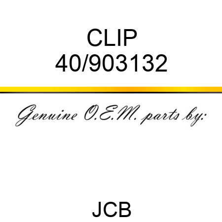 CLIP 40/903132