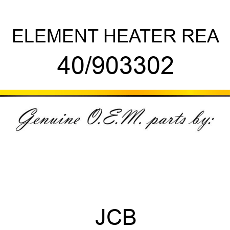 ELEMENT HEATER REA 40/903302