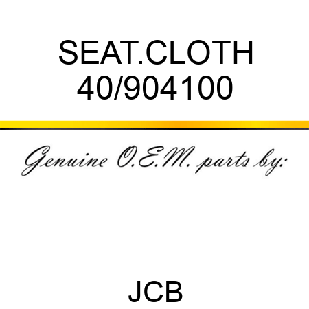 SEAT.CLOTH 40/904100