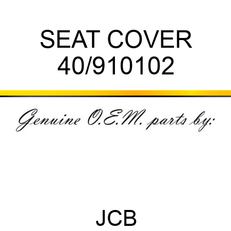 SEAT COVER 40/910102