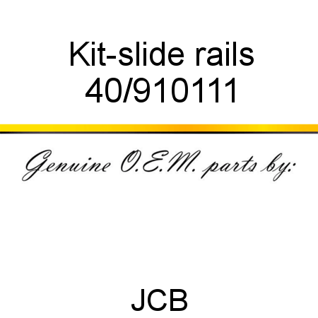 Kit-slide rails 40/910111