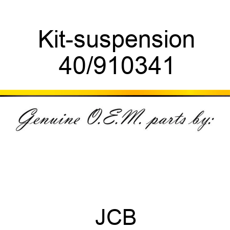 Kit-suspension 40/910341