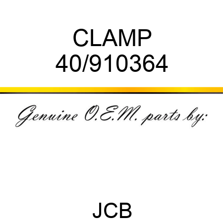 CLAMP 40/910364