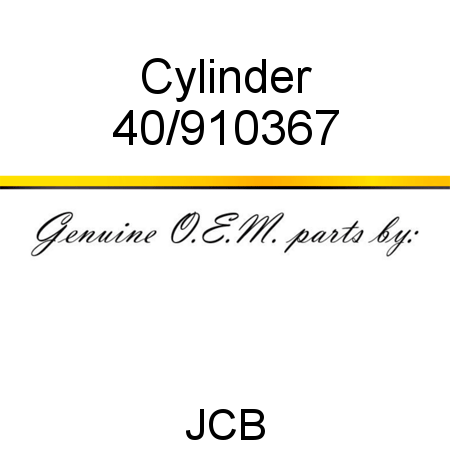 Cylinder 40/910367